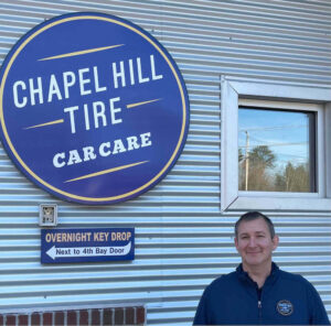 Troy Hamburg, manager at Chapel Hill Tire of Durham