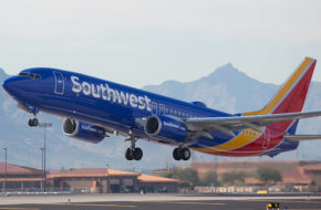 Southwest Air plane taking off - Chapel Hill Tire