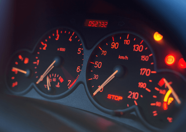 Car dashboard dials