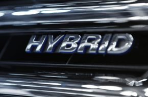 Hybrid car decal