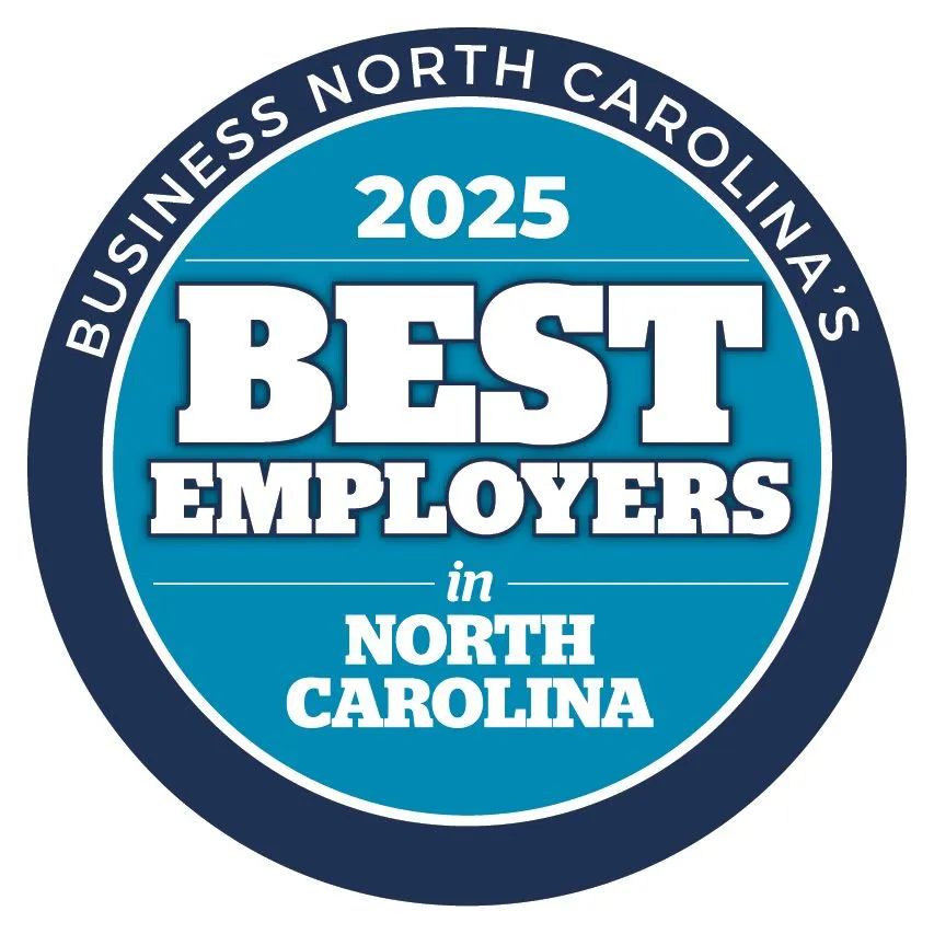 2025 Best Employers in North Carolina award badge